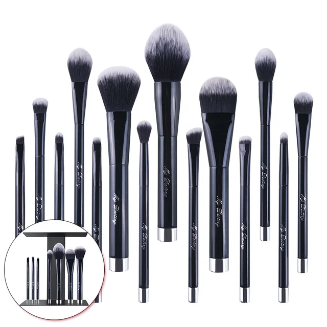 14pcs/set Portable Makeup Brushes Set Highlighter Brush