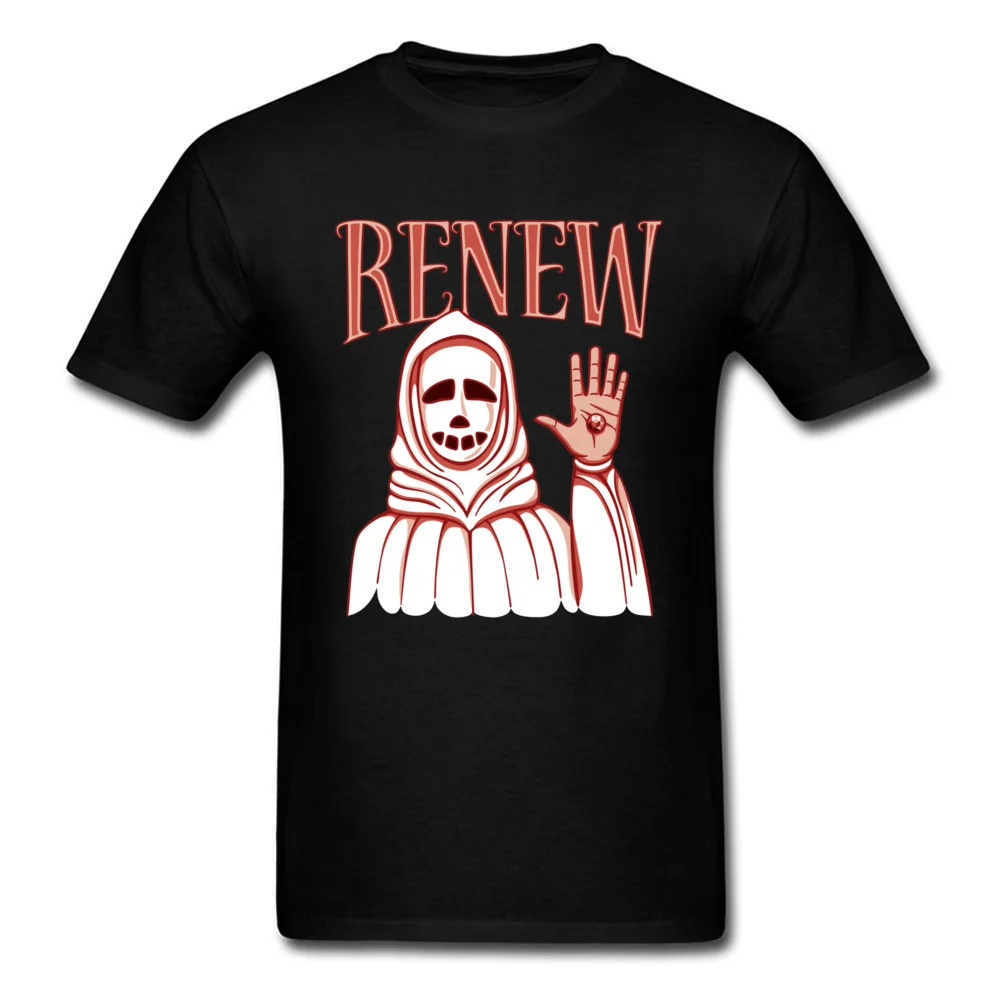  Men Top T-shirts Renew 15336 Design Tops Shirts Cotton Fabric Round Collar Short Sleeve Printing Tops Shirt Thanksgiving Day Renew 15336 black