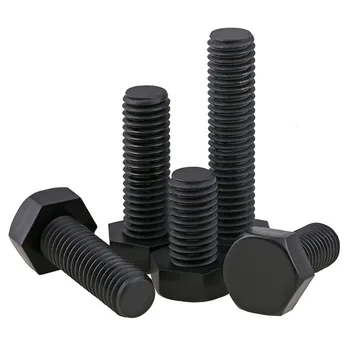 

20pcs M5 M6 M8 Black Nylon Screws Full Thread Outer Hex Insulation Screws Plastic Bolt Length 10-60mm
