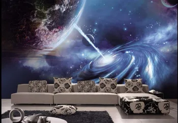 

Custom photo Non-woven mural 3d wallpapers for living room Outer space interspace painting 3d wall murals wallpaper for walls 3d