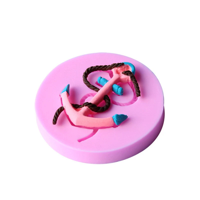 Moule A Gateau 3d En Silicone En Forme D Ancre De Bateau Pour Savon Fondant Cupcake Gelee De Bonbons Chocolat Decoration Outil De Cuisson 1 Pieces Aliexpress