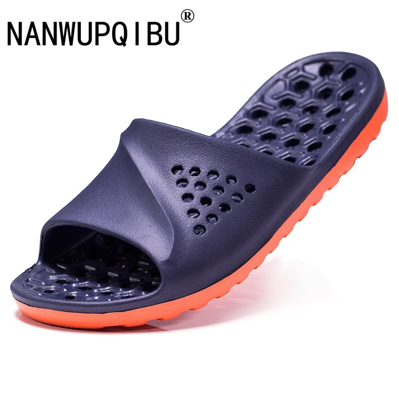 

Mens Badslippers Casual Non-slip Slides Summer Massage Flip Flops Bathroom Beach Slipper Fashion Soft Sole Man Massage Sandals