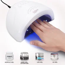 LAMPNAIL SUNone 48 Вт УФ светодиодная лампа для сушки ногтей 24 Вт/48 Вт переключатель автоматический датчик для УФ светодиодный Гель Инструменты для ногтей 8246