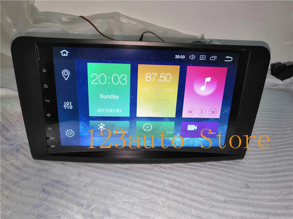 Best 9 inch Android 9.0 Car DVD GPS Player for Mercedes Benz ML GL CLASS W164 X164 GL320 ML350 ML430 ML450 ML500 4G 64G NAVIGATION 6