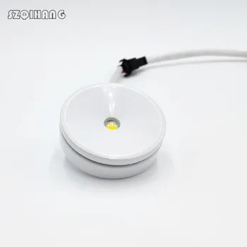 

3W Led Puck Light Thin Kitchen Under Cabinet LED Lighting Dimmable Home Mini Surface Mounted LED Spotlight 85-265V/AC