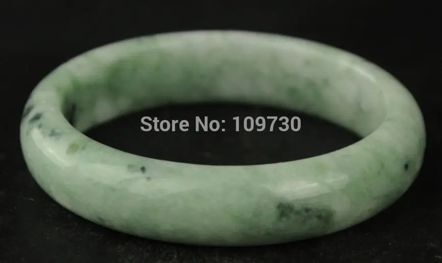 

00879 Natural Chinese jade hand-carved bracelet,beautiful bangle