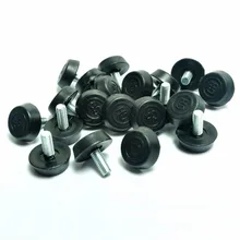 Винт на мебели Glide Выравнивающий регулировщик ног для мебели ножки M6x12mmx20mm 20 шт