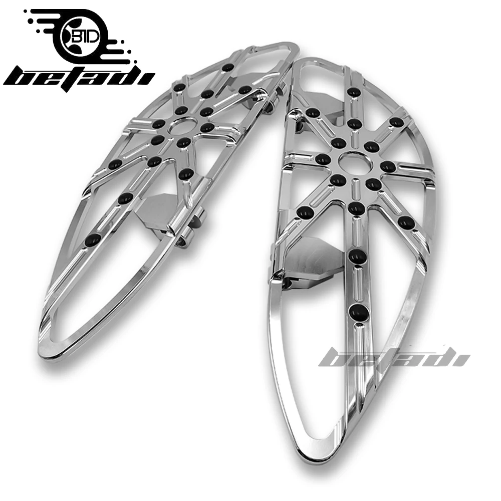 Мото En aluminum ChromeCNC строгальный станок для HarleyTouring RoadKing стандарт электроплана FLST FLSTF