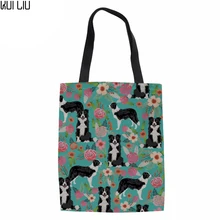 Холщовая Сумка для покупок для мамы с защитой окружающей среды, женская сумка с 3D принтом, Повседневная эко-сумка, сумки на плечо