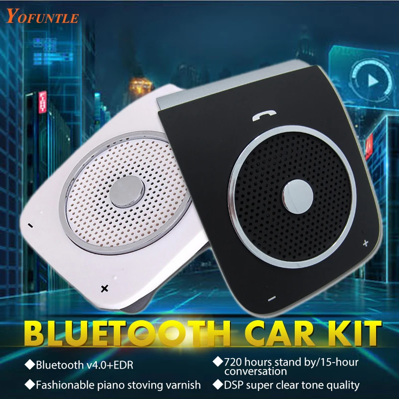 Wireless Manos Libres Bluetooth Car Kit Hands Free Speaker Car