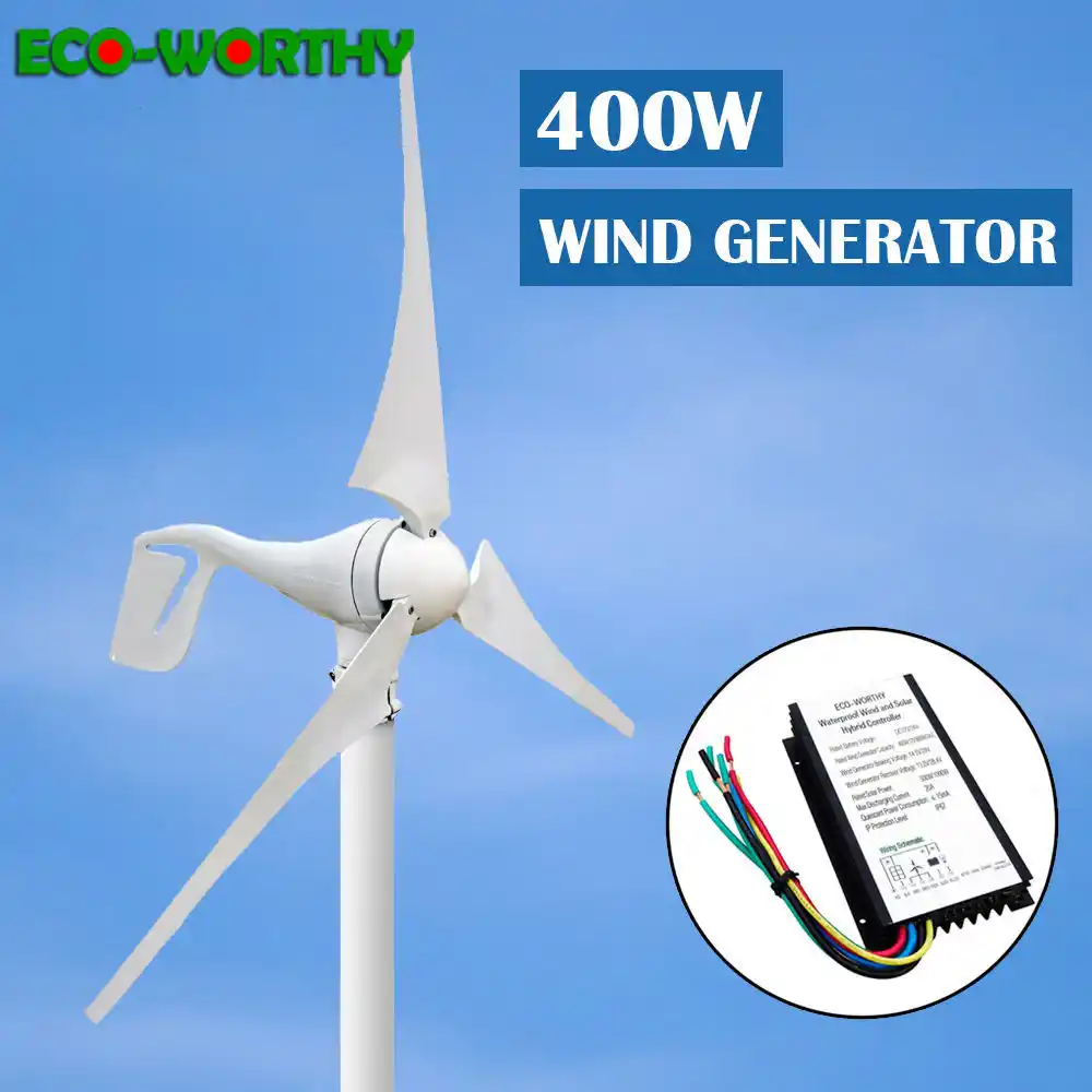 Solar & Wind Energy ECOWORTHY Wind Turbine Accessories 2 Blades 1