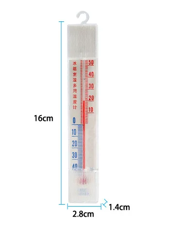 Длинный настенный термометр для холодильника, морозильник по Цельсию, холодильник, указатель, дисплей, Termometro, семейное крепление, температура