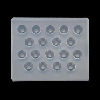 

6mm Flat Diamond DIY Crystals Silicone Resin Casting Mold Pendant Jewelry Tools