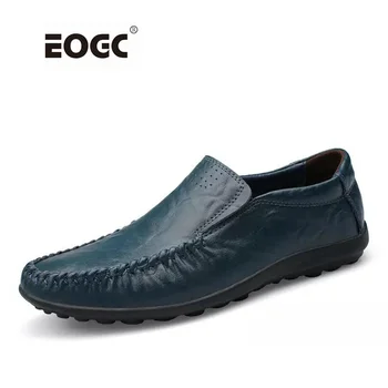 

Handmade Genuine Leather Men Flats, Fashion Soft Leather Men Shoes Loafers men Moccasins zapatos hombre Dropshipping