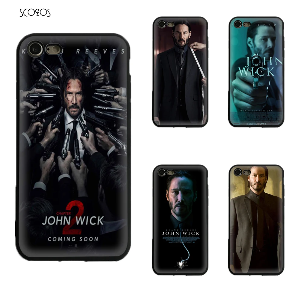 SCOZOS John Wick Chapter Silicone Tpu Phone Case Soft Cover For Iphone 5 5S Se 6 7 8 6S Plus X Xr Xs Max |