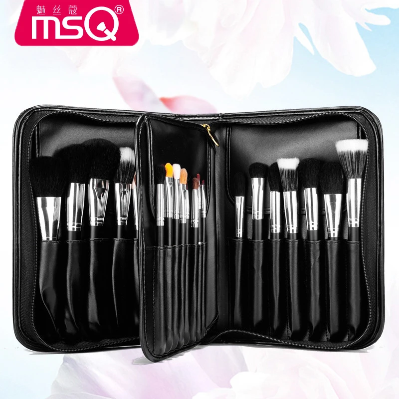 MSQ 29pcs Professional Makeup Brushes Set High Quality Makeup Tools Kit Premium Full Function msq