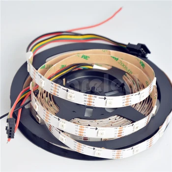

5m 5V SK9822 30 Leds/m addressable Color Pixel LED IP20/IP65/IP67Strip Light DATA and CLOCK seperately DC5V Same as APA102