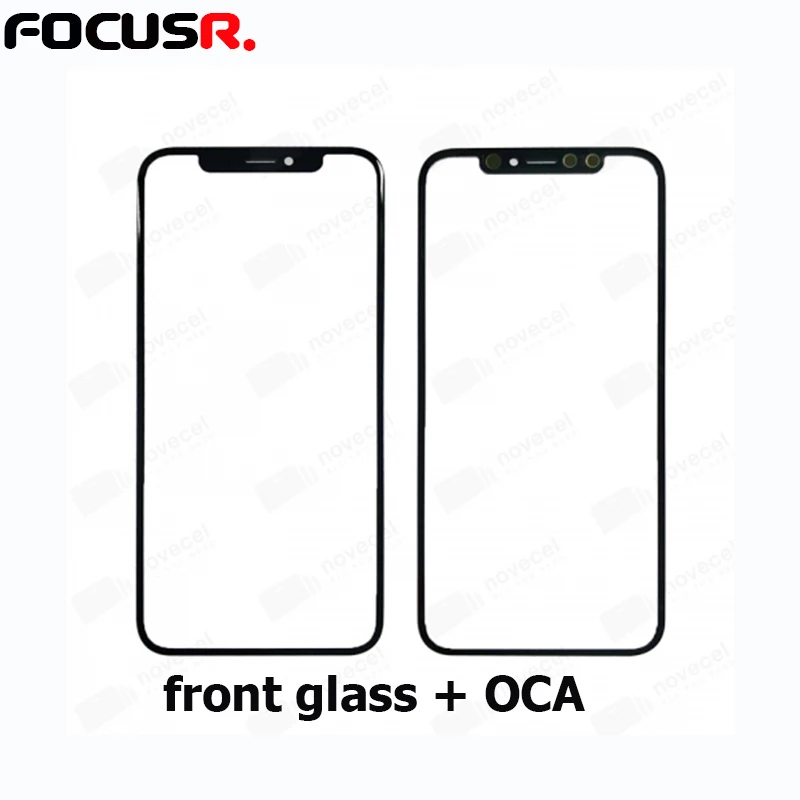 

A+touch screen cold press Front Screen Glass lens With OCA And Frame For iphone X XS XR XS MAX repair parts Replacement