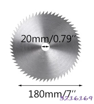 7 Inch 180mm Diamond Saw Blade Cutting Disc Bore 20mm Super Thin Cutter Tool