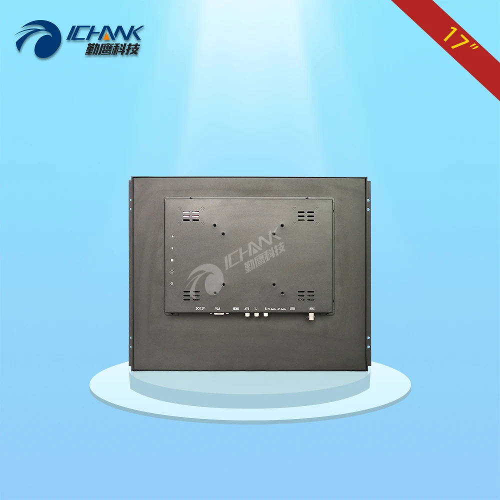 ZK170TN-V59/1" дюймовый 1280x1024 HDMI VGA power On Boot Встроенный Открытый каркас настенный пульт дистанционного управления монитор ЖК-экран