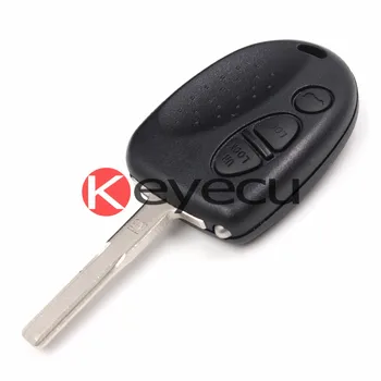

KEYECU Uncut Remote Key Fob 3 Button for 2004 -2006 Pontiac GTO FCC ID:QQY8V00GH40001