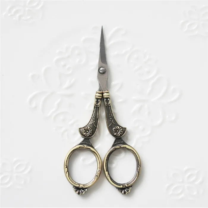 Professional European Vintage Sewing Kit Scissors Thimble Needle Case DIY Sewing Tools for Embroidery Cross Stitch Crewel Craft (2)