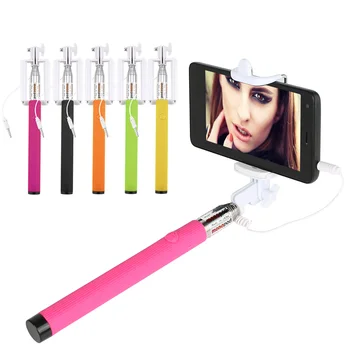 

2019 New Universal Selfie Sticks Extendable Travel Handheld Self Timer Pole Artifact Palo Selfi Monopod Tripod for iPhone 7 Plus