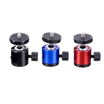 

Mini Ball Head of 360 Swivel DSLR Camera Tripod Dsr +1/4"Screw Mount Stand Mini Ball Head for camera tripod ballhead L3FE