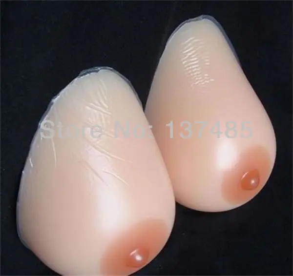 

Free shipping D Cup Silicone Breast Forms Artificial Boobs Enhancer for Crossdresser with Nipple 1200g/pair