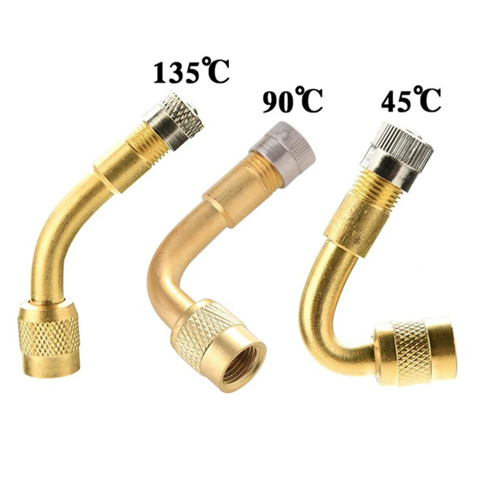 

Brass Air Tyre Valve Caps Valve Stem with Extension Adapter for Car Truck Motorcycle Bicycle Accessories