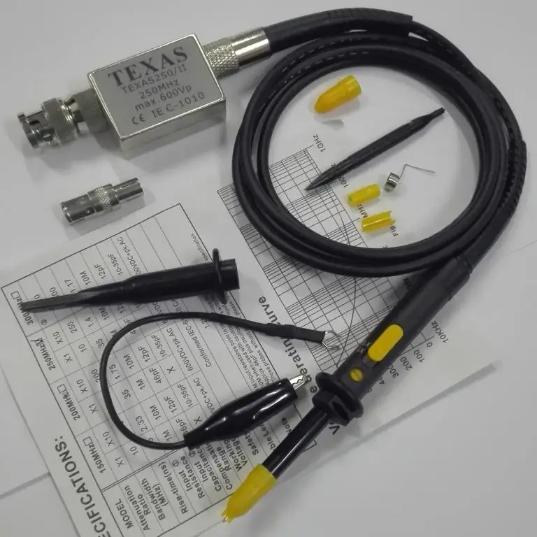 

TEXAS 250/II Oscilloscope Probe(250MHz,Max 600Vp-p)