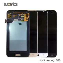 100 шт AMOLED для Samsung Galaxy J3 2016 J320 J320A J320F J320M ЖК-дисплей Дисплей OLED Сенсорный экран планшета Ассамблеи регулируемый