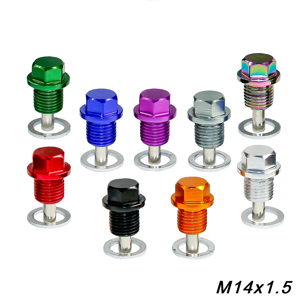 

free shipping M14*1.5MM Engine Dress Up Magnetic Oil Drain Plug /Oil Sump drain plug for Most Honda Acura/Mitsubishi/YC100281