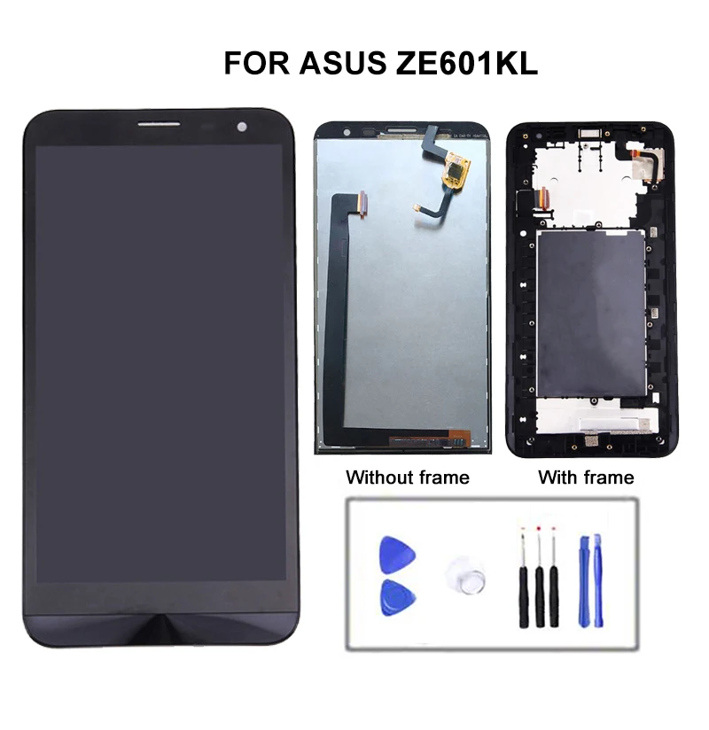 

For Asus ZenFone 2 Laser ZE601KL LCD For Asus ZE601KL Display Touch Screen Panel Digitizer Z011D Replacement LCD Display