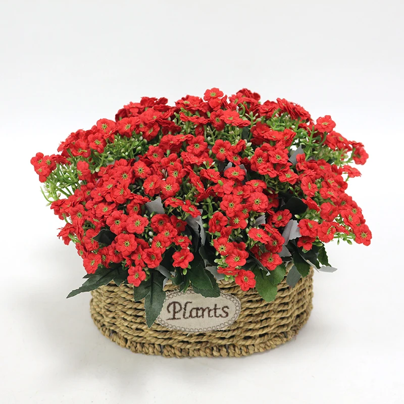 

One Bouquet 6 branch rose heads cute silk daisy artificial decorative flower wedding flower bouquet home room table decoration