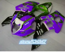 Инъекции Привет-фиолетовый черный K3 03-04 GSXR 1000 2003 2004 GSXR-1000 GSX R1000 GSX-R1000 фиолетовый GSXR1000 03 04 обтекатель для Suzuki