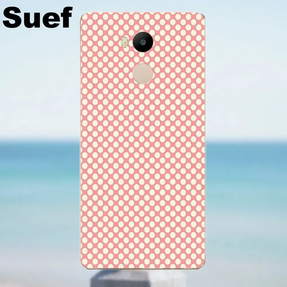 Suef Ретро Веселый горошек Мягкий хипстерский чехол для Xiaomi Redmi 4 3 3S Pro Mi3 Mi4 Mi4i Mi4C Mi5
