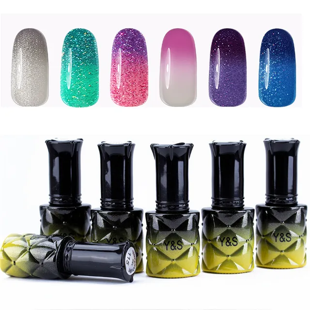 Y S 8ml Temperature Chameleon Nail Gel Polish Thermal Color Change Y S 8ml Temperature Chameleon Nail Gel Polish Thermal Color Change Uv Soak Off