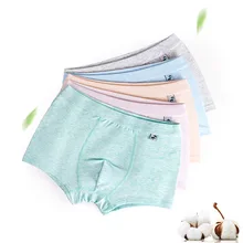 Детское нижнее белье хлопковое нижнее белье для мальчиков хлопковые трусы с четырьмя углами, детские шорты Tobani, 2 шт