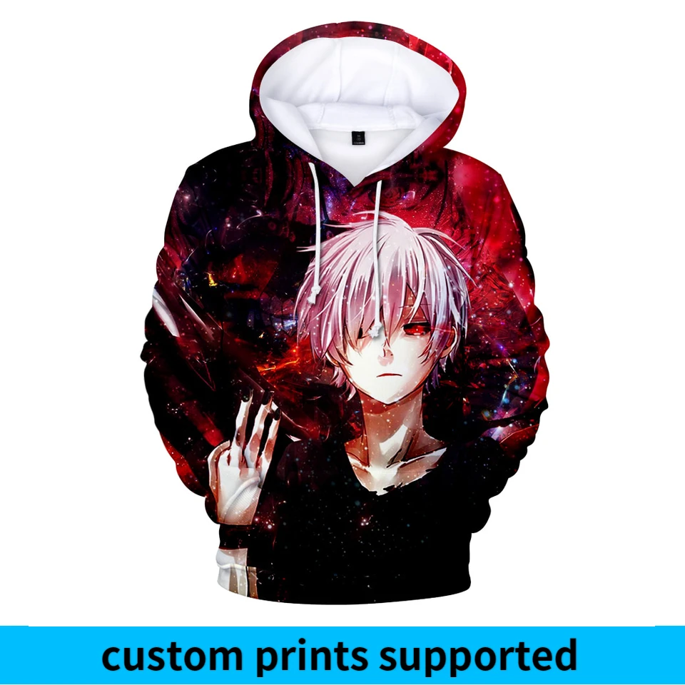 Frdun Tommy одежда с надписью Tokyo Ghoul толстовки 2018 Мода Забавный худи и harajuku в стиле хип