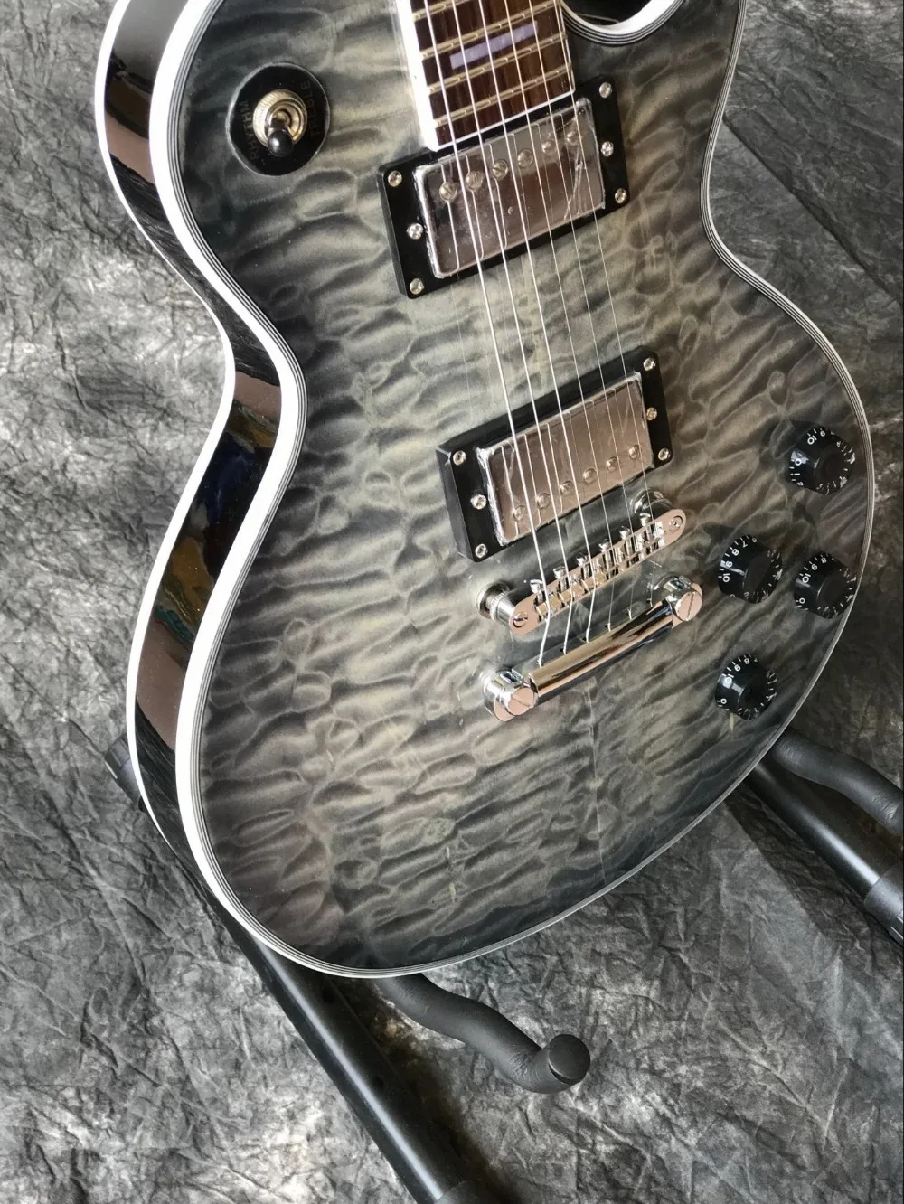 ¡Hecho a mano 6 picaduras guitarra eléctrica apoyo personalización! Guitarra... ¡Hecho a mano 6 picaduras guitarra eléctrica apoyo personalización! Guitarra...