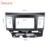 Seicane Nero 2Din Autoradio Fascia Stereo Auto Cruscotto Cornice Installazione Trim Kit Pannello Per Il 2010 Mitsubishi Fortis e Lancer