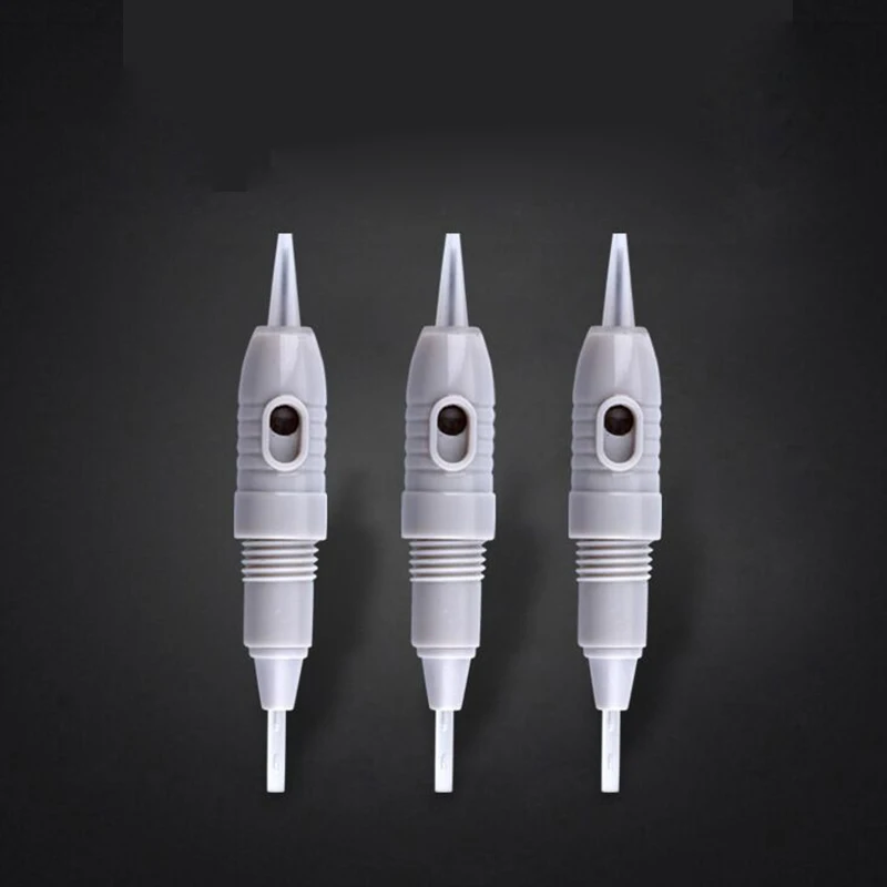 50pcs machine pen cartridge needles for premium charmant Liberty Permanent Makeup Microblading 1r3r5r agulha Easy click needle (3)