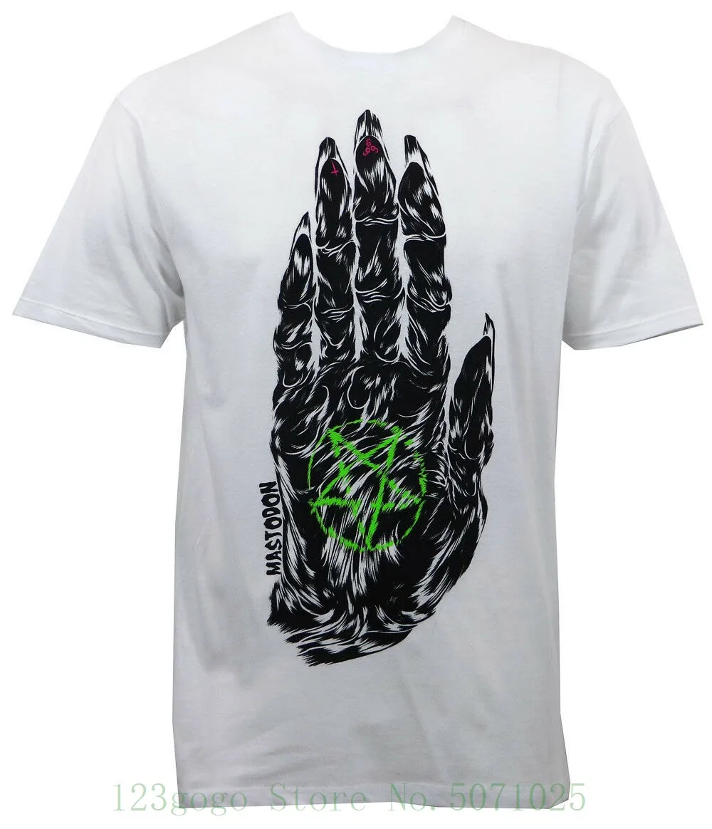 

Authentic Mastodon Pentagram Hand Heavy Metal T Shirt S M L Xl 2xl 3xl New New Brand-clothing Grey