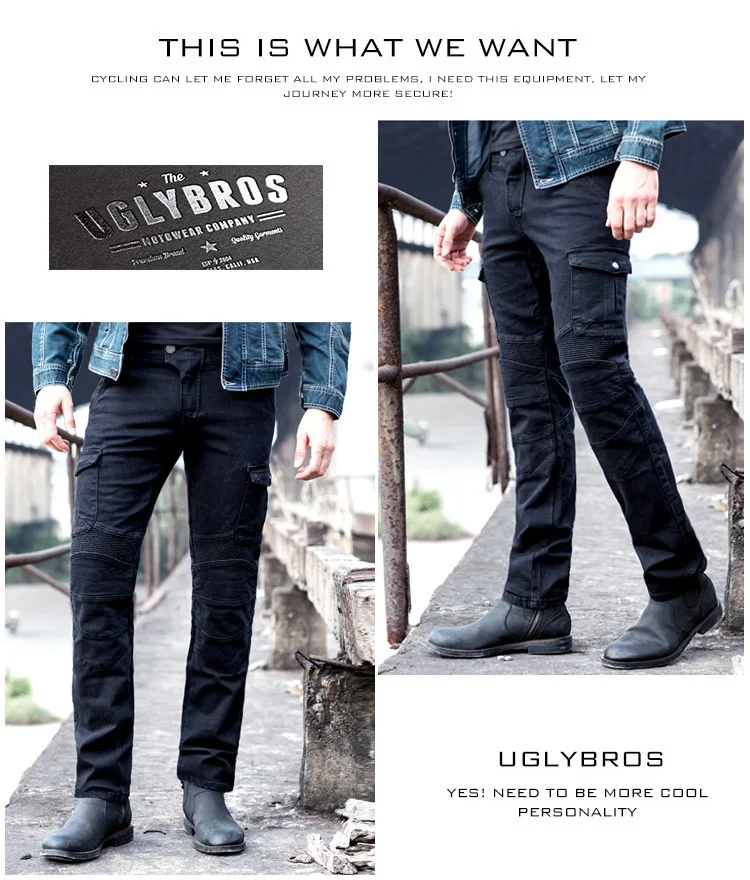 Горячая распродажа Новые Uglybros моторный бассейн UBS06 джинсы для мотоциклов джинсы для отдыха мужские ptans мотор брюки