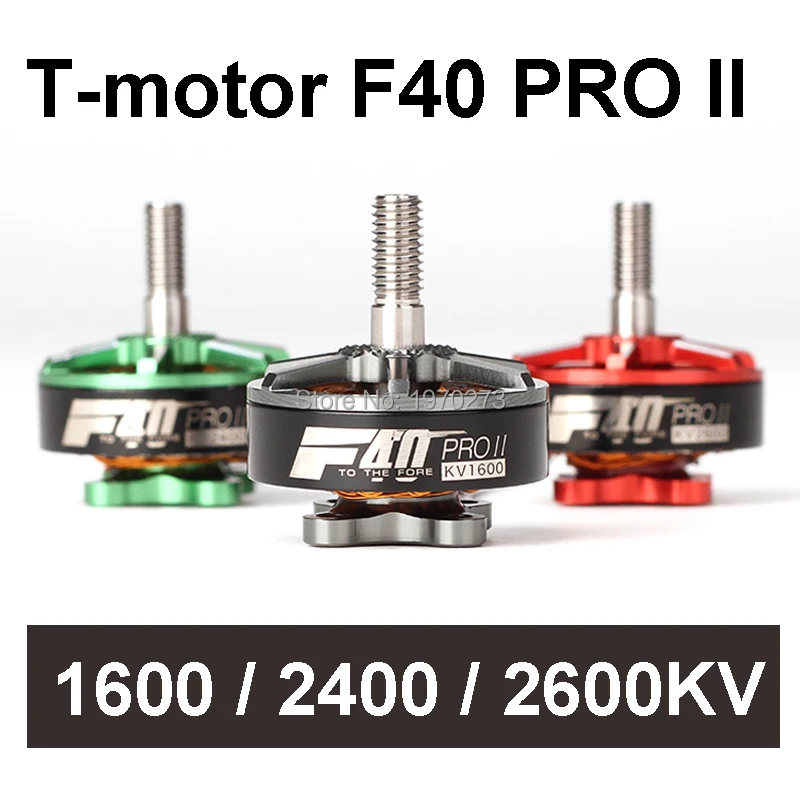 

T-motor F40 PRO II 1600KV/2400KV/2600KV FPV Brushless Electrical Motor Waterproof for FPV Freestyle Frame props Racing Drones