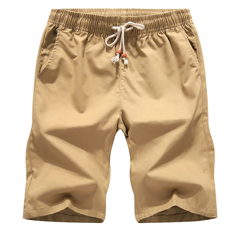 SD фирменные мужские пляжные шорты с эластичной резинкой на талии, быстросохнущие повседневные шорты, мужская верхняя одежда, мужские шорты размера плюс S-5XL 70 - Цвет: K99-khaki