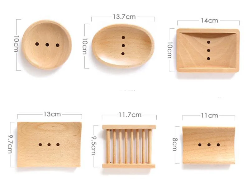 Деревянные Творческие деревянные ложки мыльница мыло коробка мыло ручной работы держатель для ванной комнаты из твердого дерева канализация мыльница A01