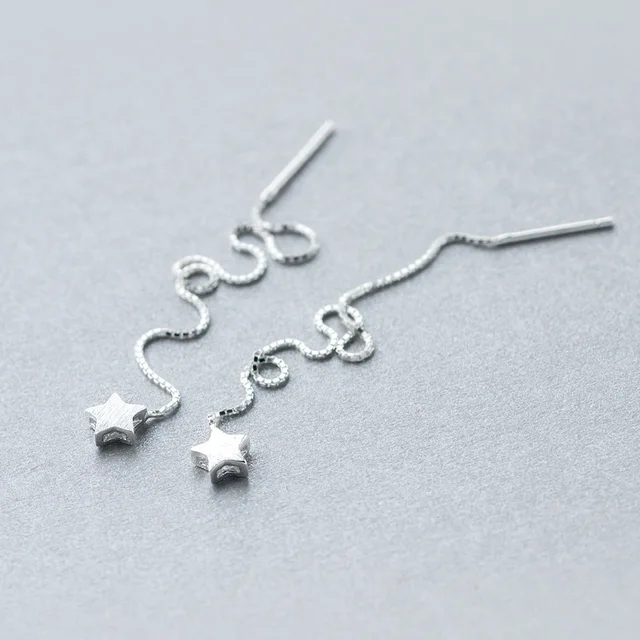 real. 925 Sterling Silver pull through Star Thread Threader Long ...