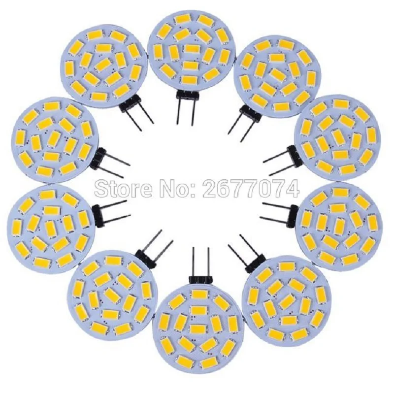 10 шт. G4 15 Светодиодный s 5730 5 Вт 5 Вт G4 Светодиодная лампа “Кукуруза” светодиодный мини лампада светодиодный лампы высокой Мощность 180 градусов возможность замены галлогеновой лампой 12V
